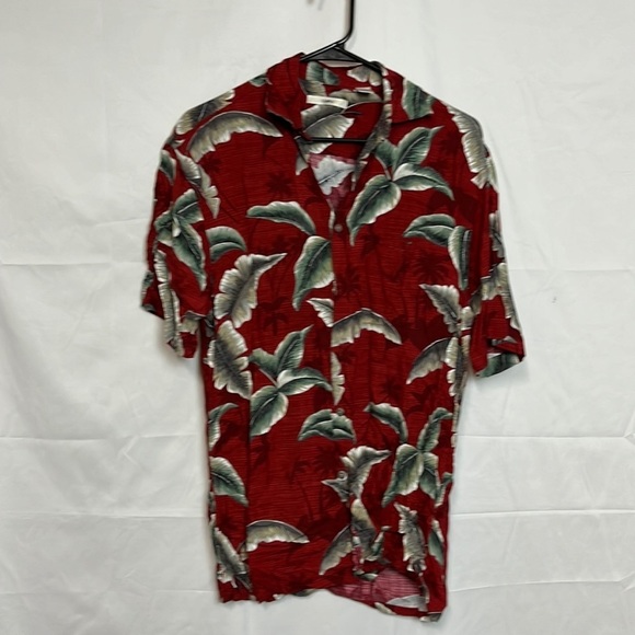 MEN’S short sleeve button down Hawaiian shirt - Picture 1 of 4